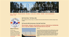 Desktop Screenshot of gulfyachtclub-bc.ca